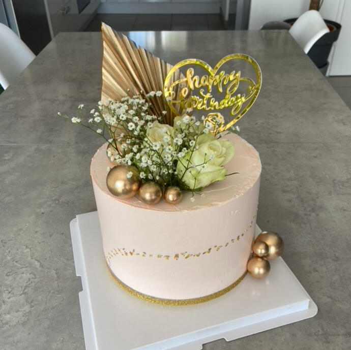 Layer cake d'anniversaire (25 parts)