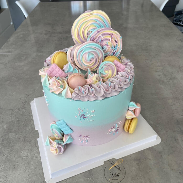 Layer cake licorne (25 parts)