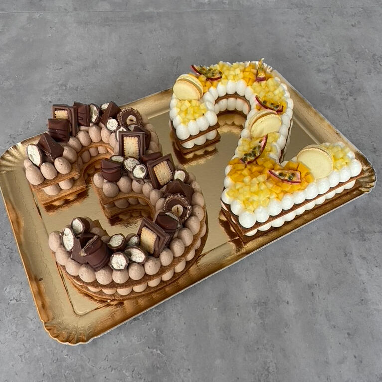 Number Cake - Chocolat & Fruits de saison