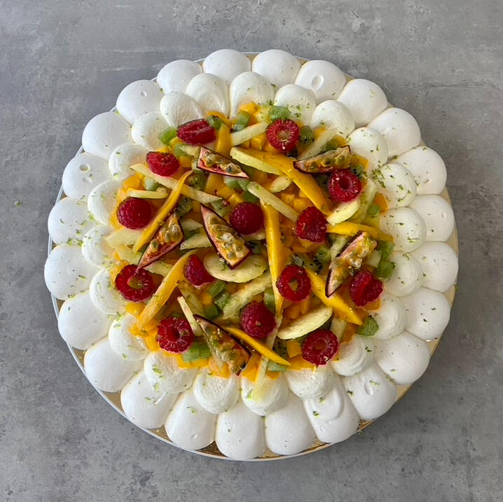 Pavlova fruits de saison