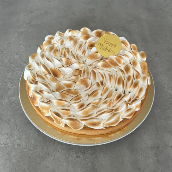 Tarte citron-meringuée (8 parts)