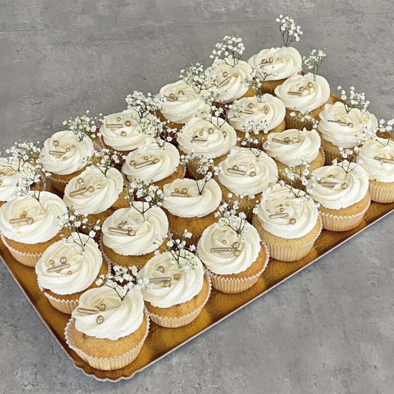 Plateau de cupcakes de mariage